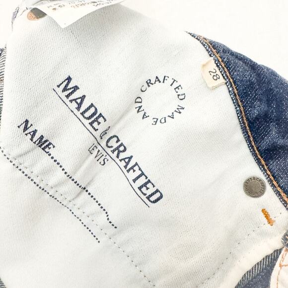 Levi’s Made & Crafted Sticks Slim Dark Wash Denim Jeans Size 28 x 32 - Picture 11 of 12